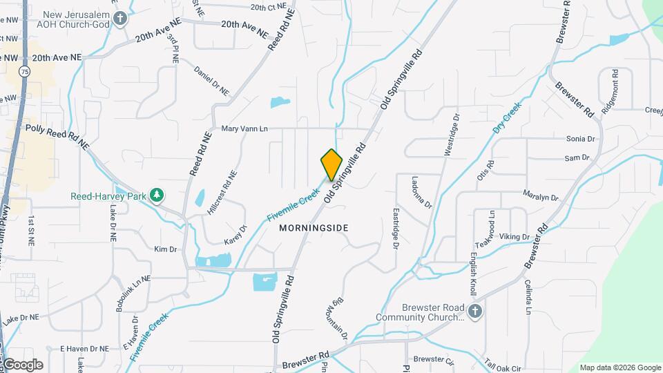 1828 Old Springville Rd, Unit 1119 Mapa y Detalles de la Ubicación