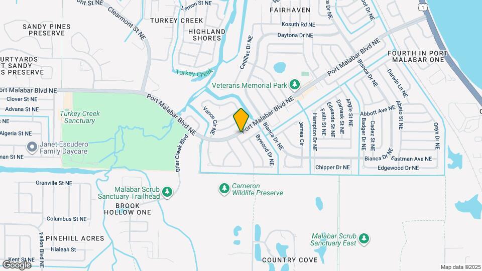 2014 Port Malabar Blvd NE Map and Location Details