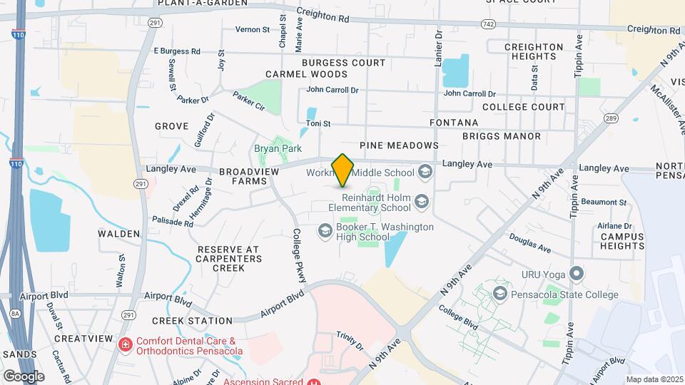 1376 Pinnacle Dr Map and Location Details