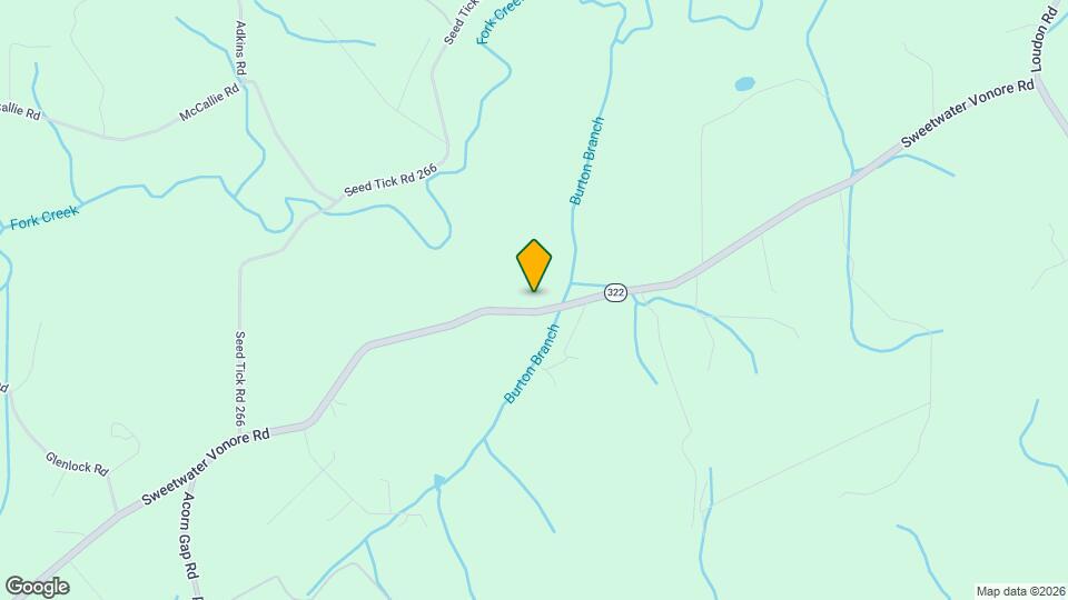 3663 Sweetwater Vonore Rd Map and Location Details