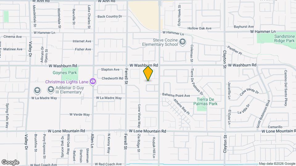 3008 Pumpkin Harvest Ave Map and Location Details