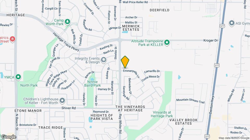 5213 Emmeryville Ln Map and Location Details