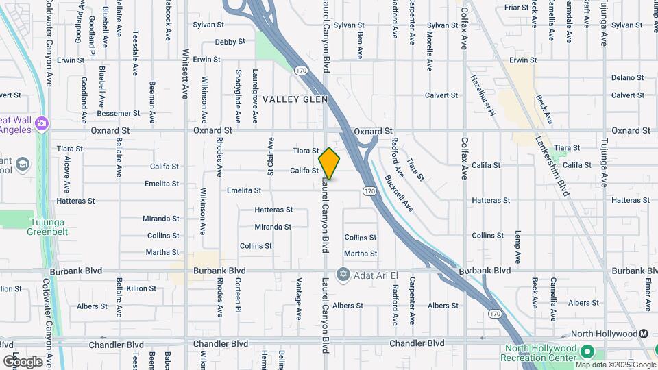 12053 Emelita St Map and Location Details