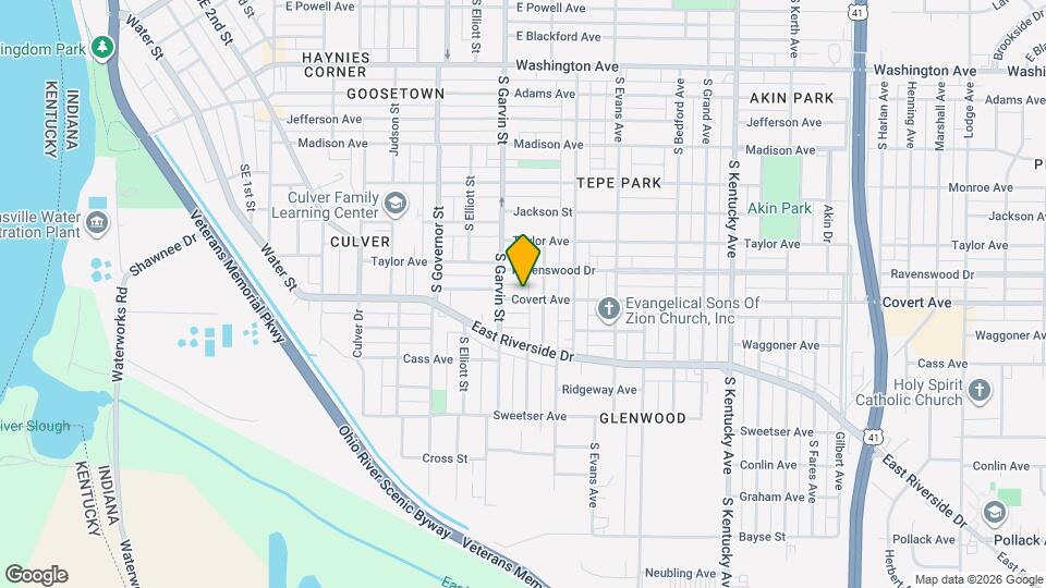 616 Covert Ave Map and Location Details