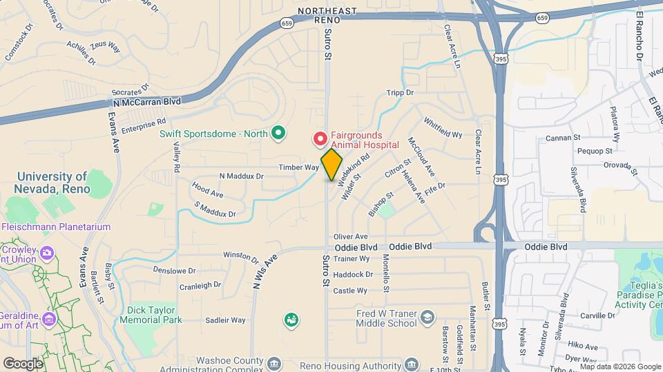 2150 Sutro St Map and Location Details