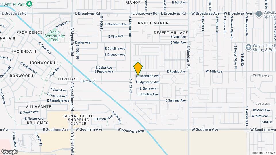 11235 E Escondido Ave Map and Location Details