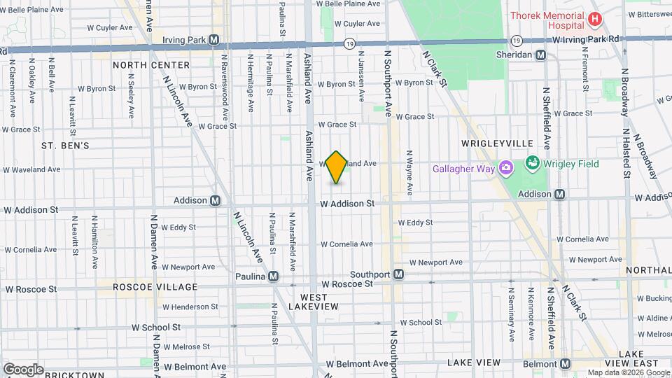 3621 N Bosworth Ave, Unit J08P Map and Location Details