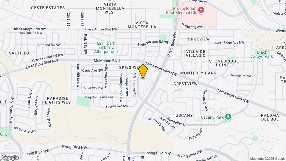 5110 Bandelier Dr NW Map and Location Details