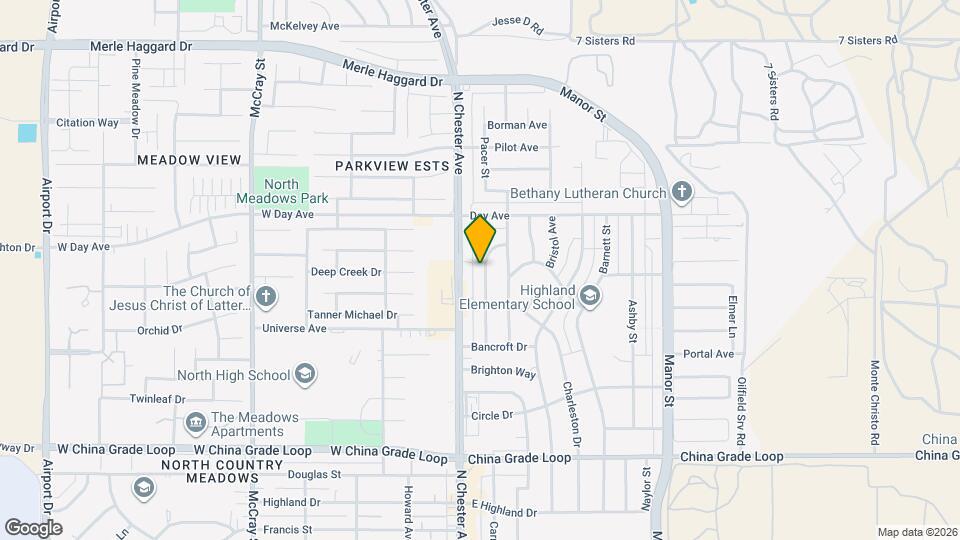 2927 Peerless Ave Map and Location Details