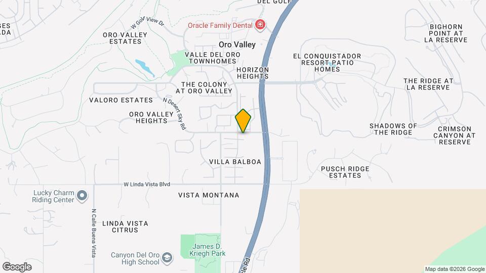 321 E Fieldcrest Ln Mapa y Detalles de la Ubicación