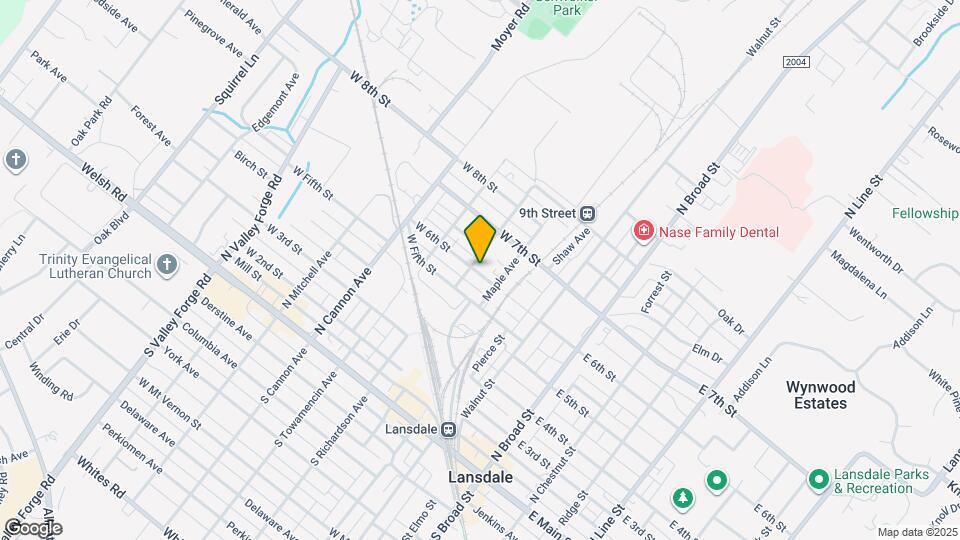 219 W 6th St Map and Location Details