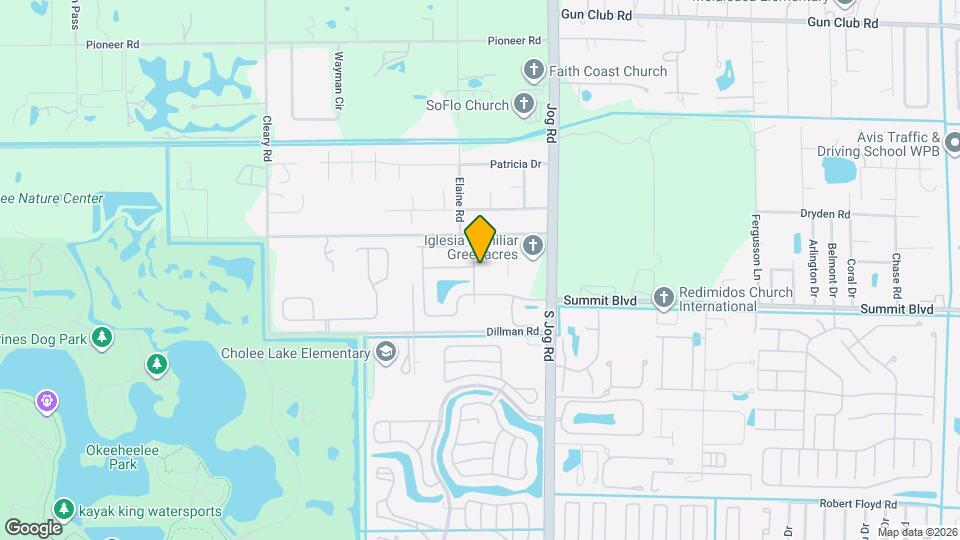 6711 Stonecreek Street, Greenacres, FL 33413 Mapa y Detalles de la Ubicación