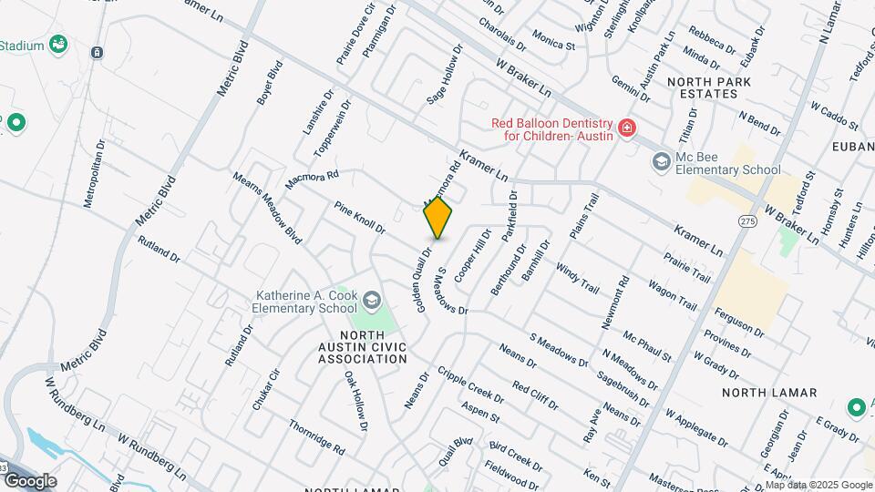 10611 Golden Quail Dr Map and Location Details