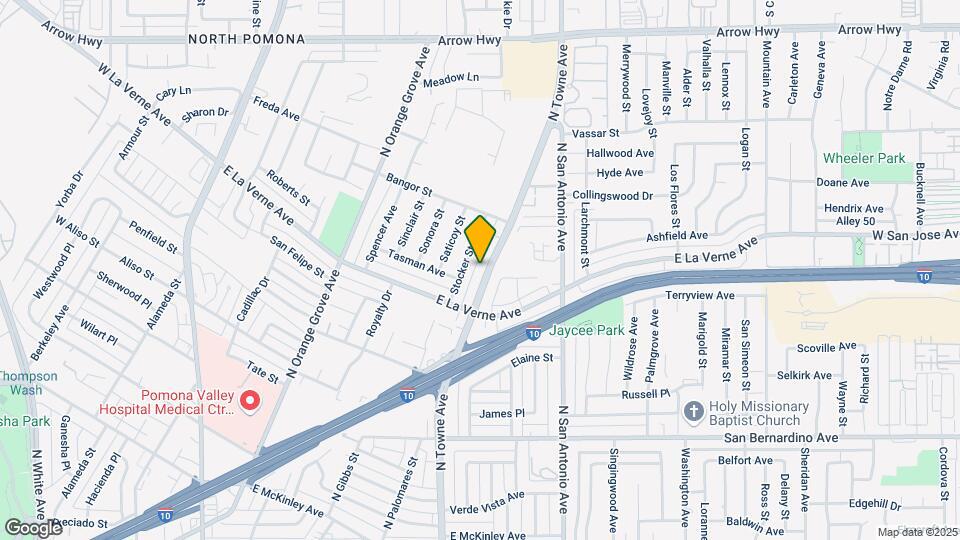 2143 N Towne Ave Map and Location Details