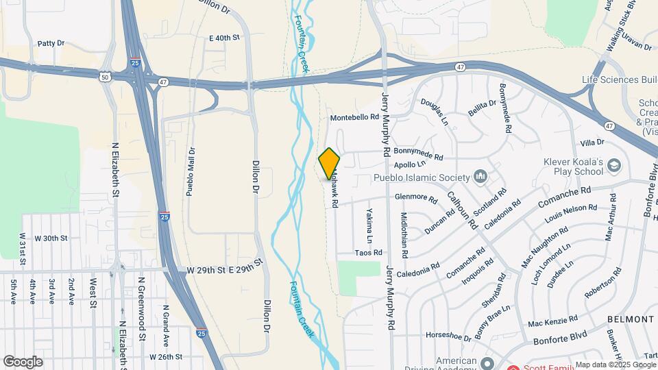 1911 Mohawk Rd Mapa y Detalles de la Ubicación