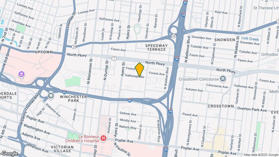 985 Galloway Ave Map and Location Details