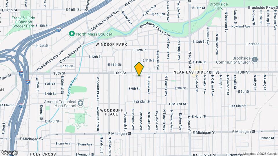 940 Jefferson Ave Map and Location Details