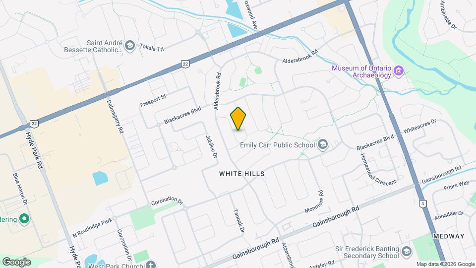 42 Wenlock Cres Map and Location Details