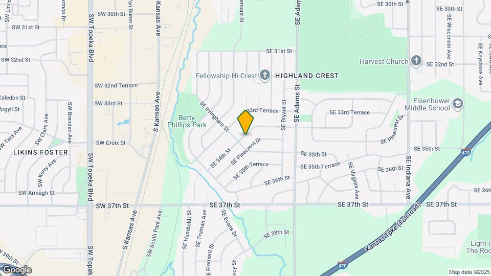 409 SE 34th St Map and Location Details