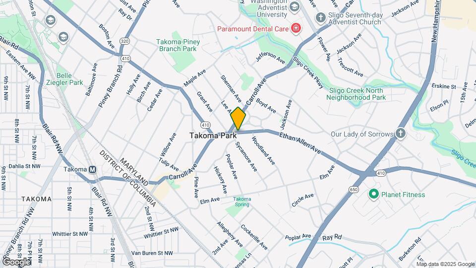 7133 Sycamore Ave Map and Location Details