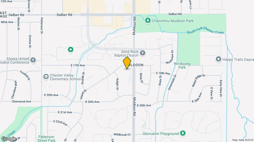 1710 Muldoon Cir Map and Location Details