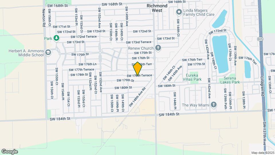 14830 SW 178th Terrace Map and Location Details