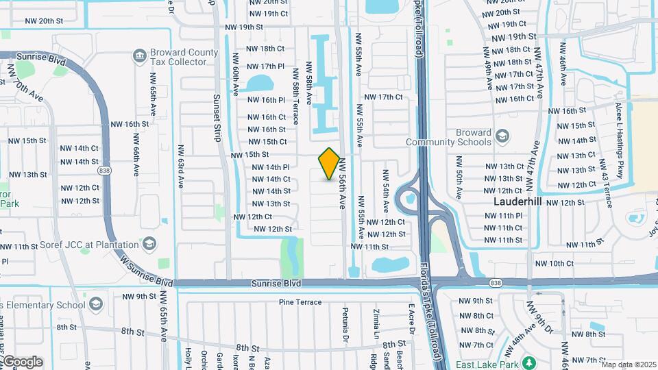 5630 NW 14th St-Unit -5630 Map and Location Details