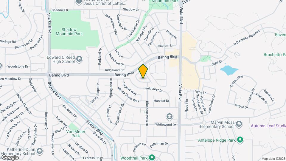 1675 Round Mountain Cir Map and Location Details