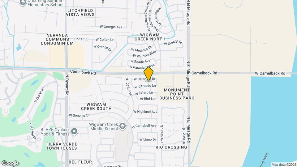 12532 W Cercado Ln Map and Location Details