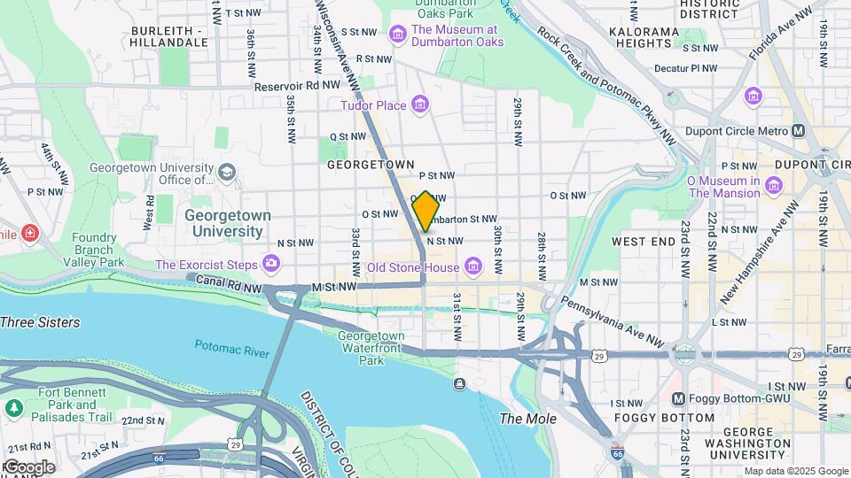 3141-3143 N St NW Map and Location Details