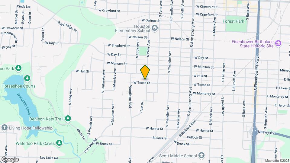 1203 W Texas St Map and Location Details