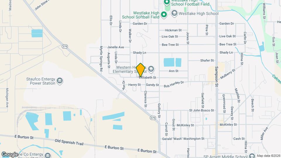 1211 Elizabeth St Map and Location Details