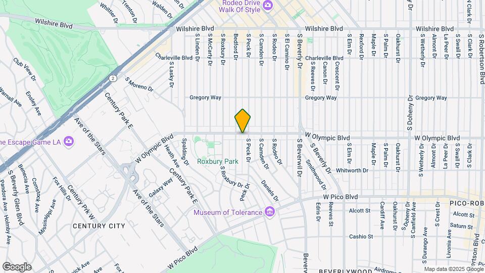 9614 W Olympic Blvd Map and Location Details