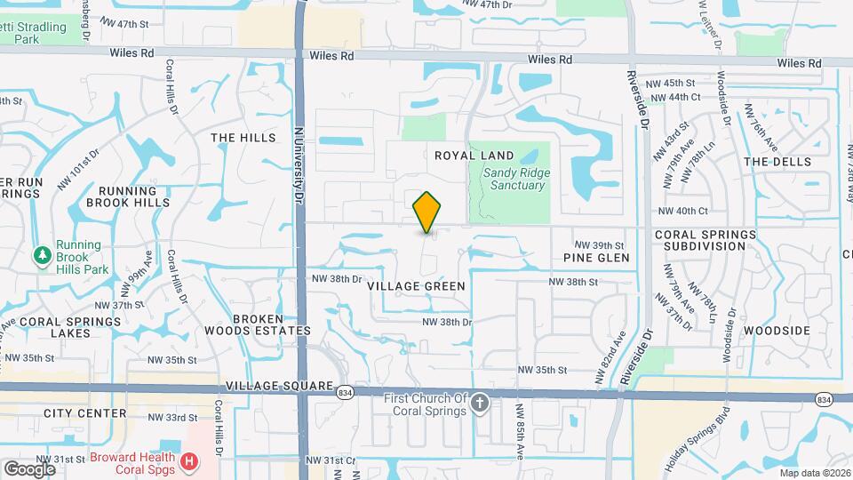 8251 NW 39th St Map and Location Details