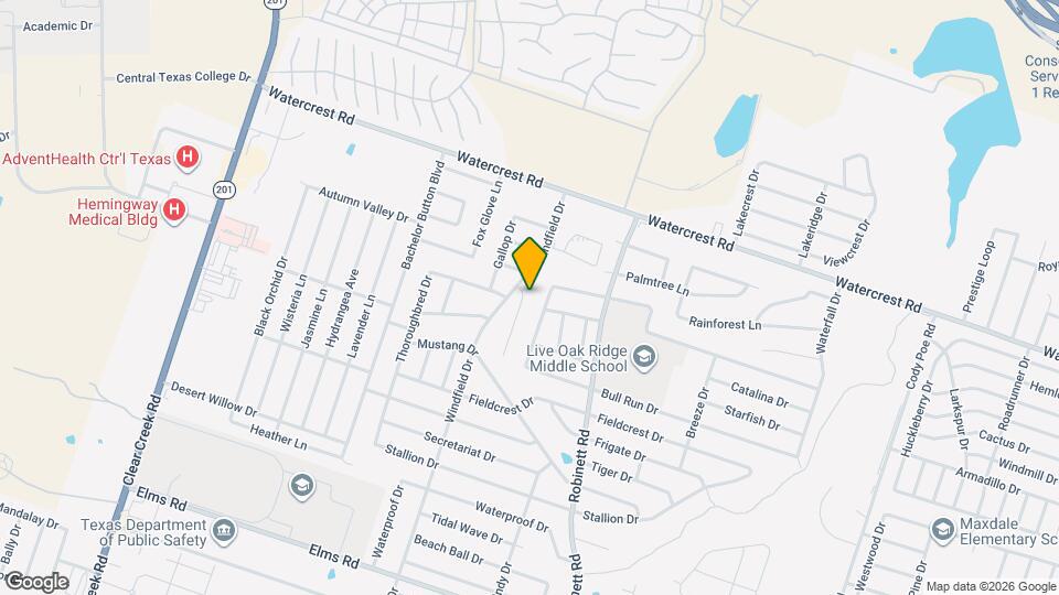 2604 Seabiscuit Dr Map and Location Details