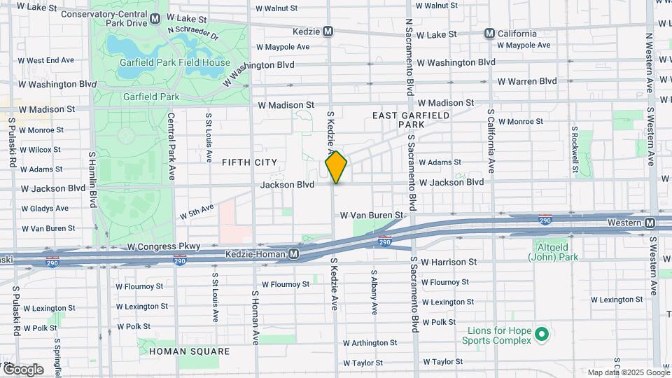3155 W Jackson Blvd Map and Location Details