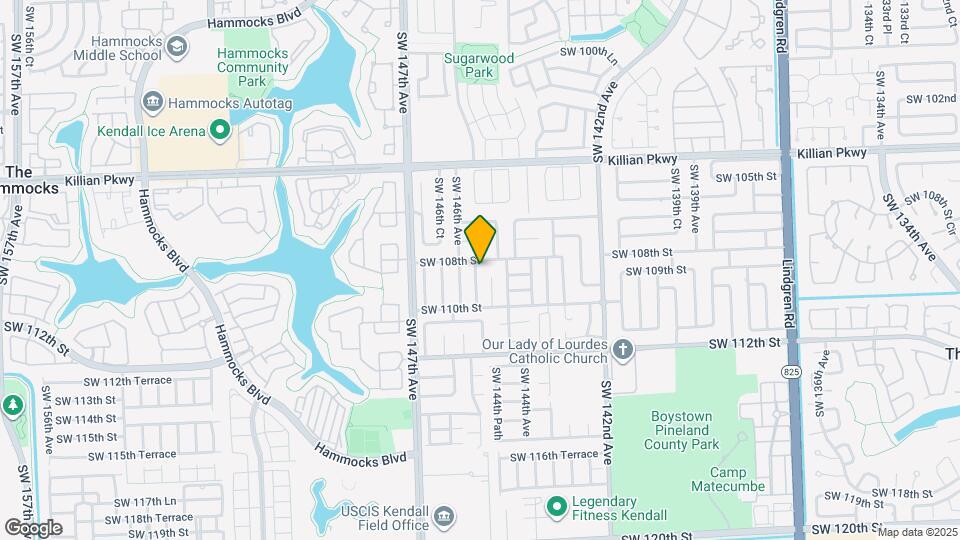 10815 SW 145th Pl Map and Location Details