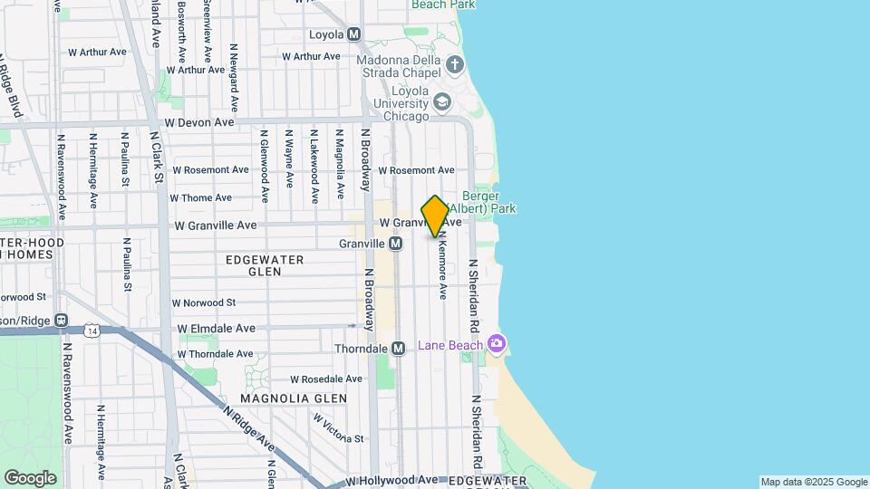 6150 N Kenmore Ave Mapa y Detalles de la Ubicación