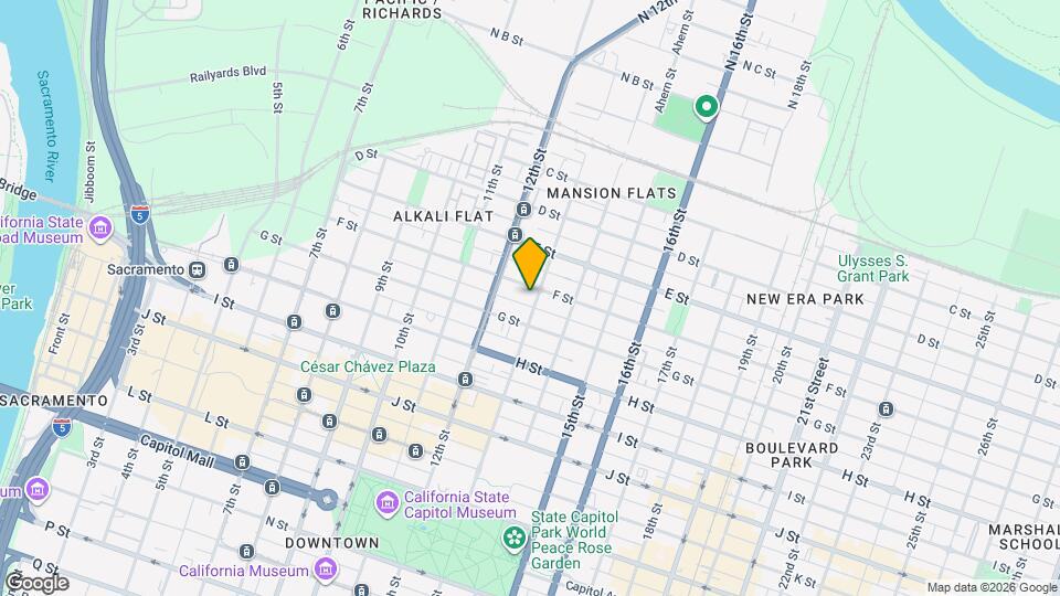 606 13th St Map and Location Details