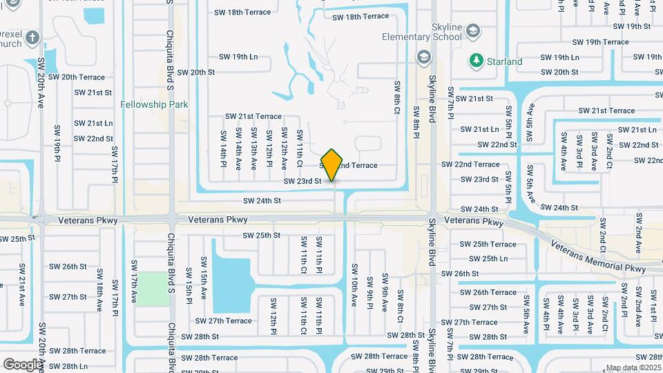1102 SW 23rd St Map and Location Details
