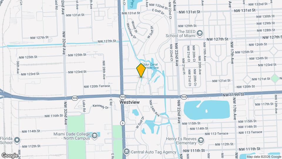 12148 NW 24th Pl Map and Location Details