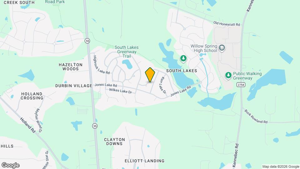 708 Glenville Lake Dr Map and Location Details