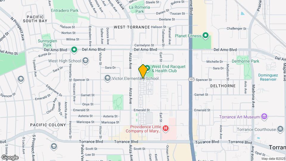 4444 Spencer St Map and Location Details