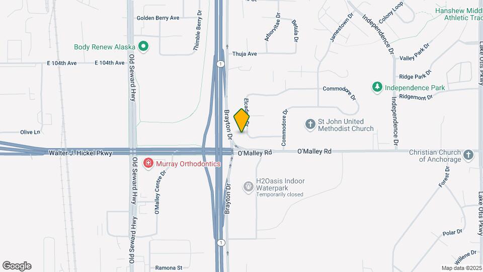1581 Elcadore Dr-Unit -B Map and Location Details