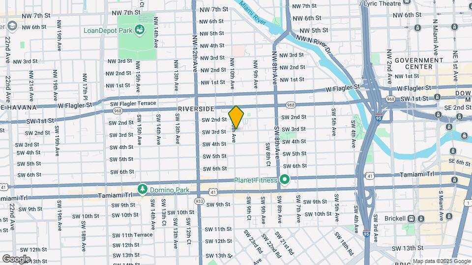 301 SW 10th Ave Map and Location Details