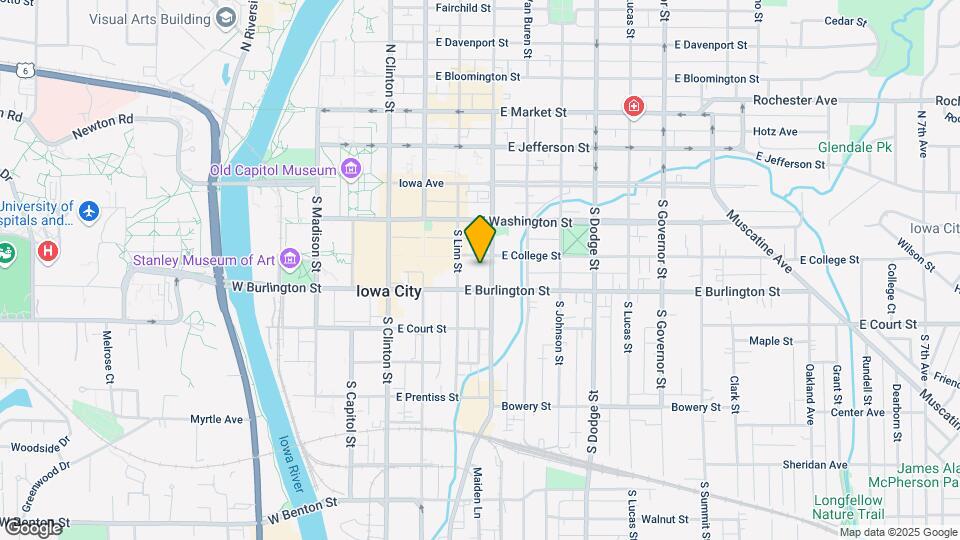 327 E College St Map and Location Details