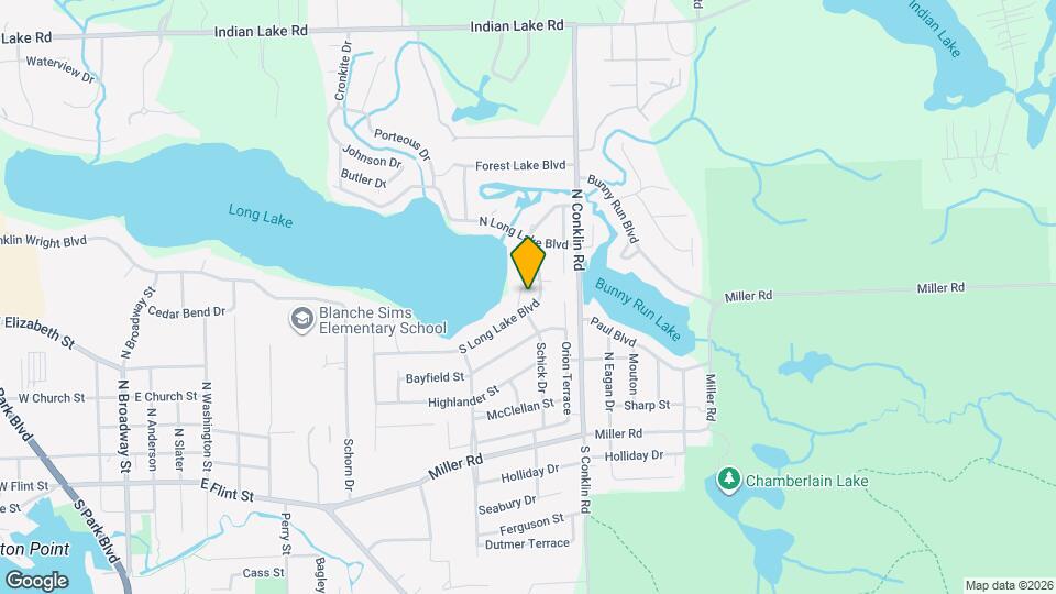 1125 S Long Lake Blvd Map and Location Details