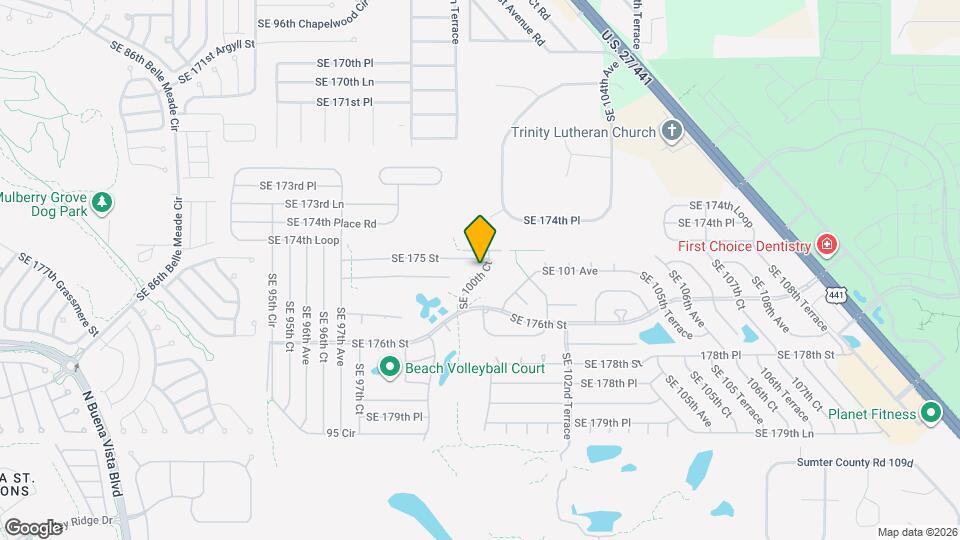 17532 SE 100th Ct Map and Location Details