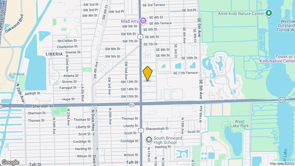 22 SE 13th St Map and Location Details