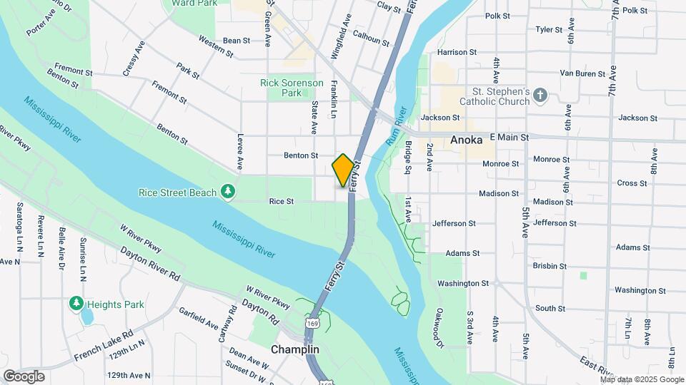 1709 S Ferry St Mapa y Detalles de la Ubicación